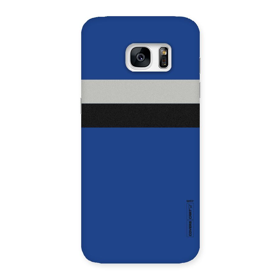 Grey Black Strips Back Case for Galaxy S7 Edge
