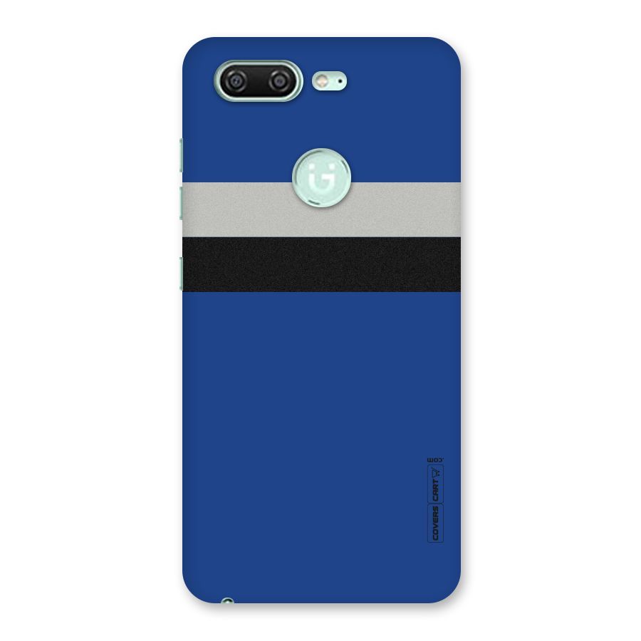 Grey Black Strips Back Case for Gionee S10