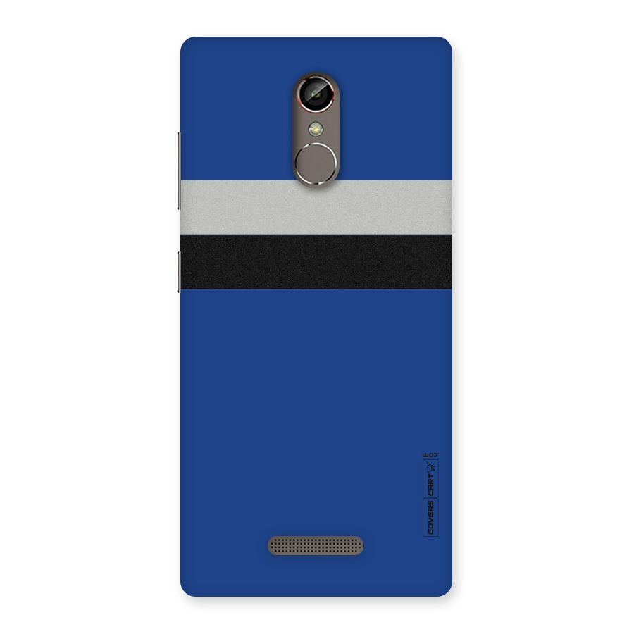 Grey Black Strips Back Case for Gionee S6s