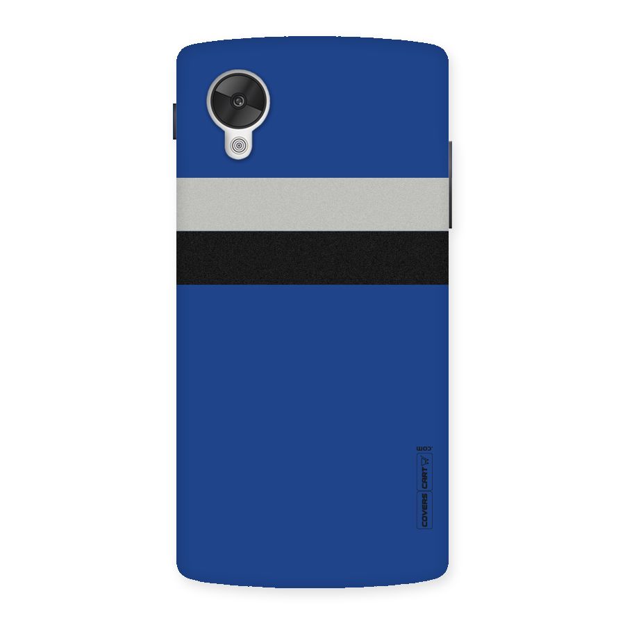 Grey Black Strips Back Case for Google Nexsus 5