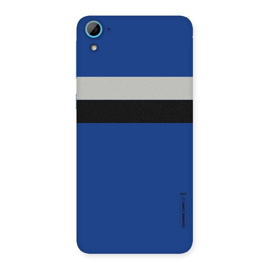 Grey Black Strips Back Case for HTC Desire 826