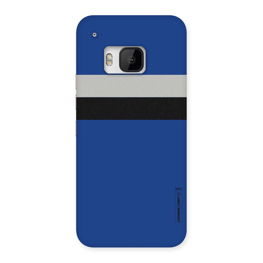 Grey Black Strips Back Case for HTC One M9