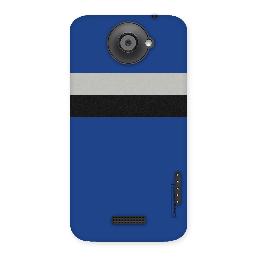 Grey Black Strips Back Case for HTC One X