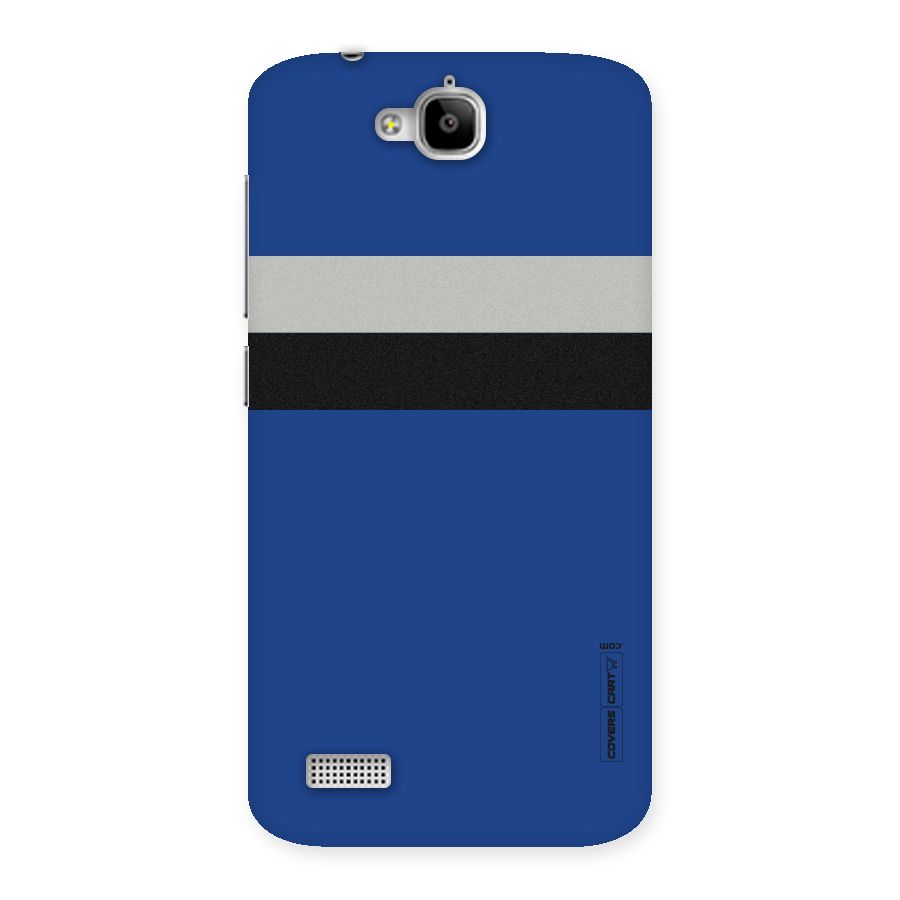 Grey Black Strips Back Case for Honor Holly