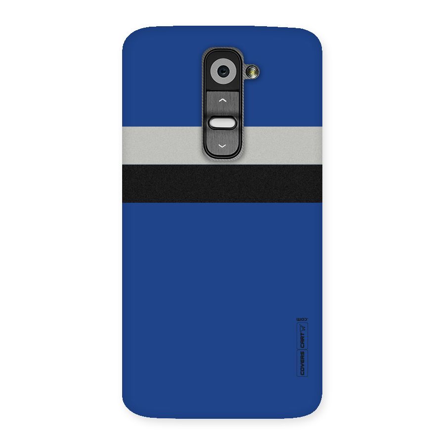 Grey Black Strips Back Case for LG G2