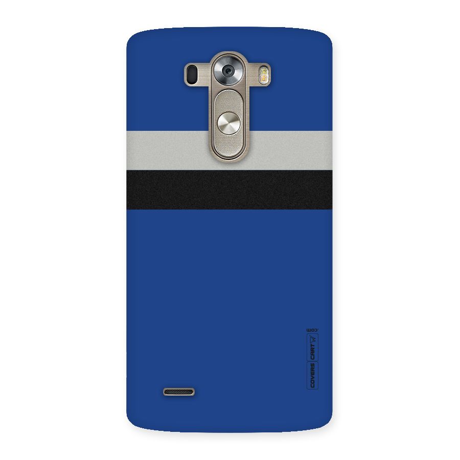 Grey Black Strips Back Case for LG G3