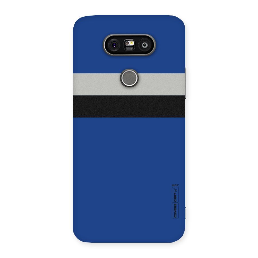 Grey Black Strips Back Case for LG G5