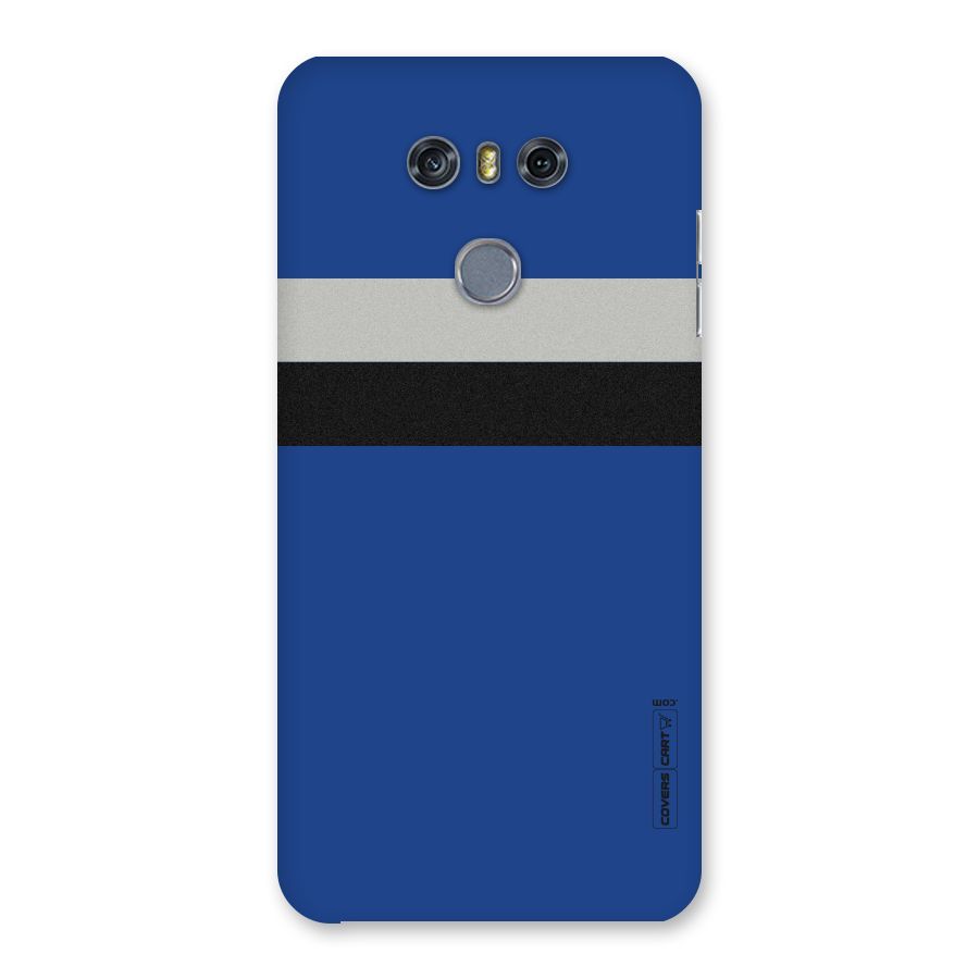 Grey Black Strips Back Case for LG G6