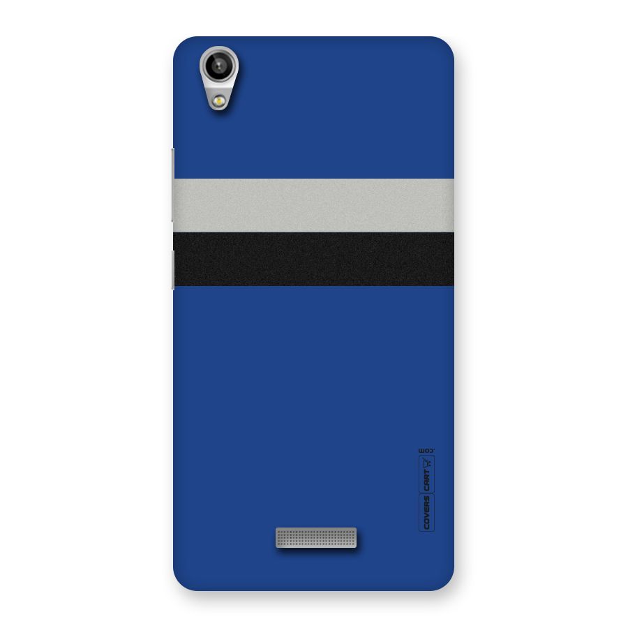 Grey Black Strips Back Case for Lava-Pixel-V1