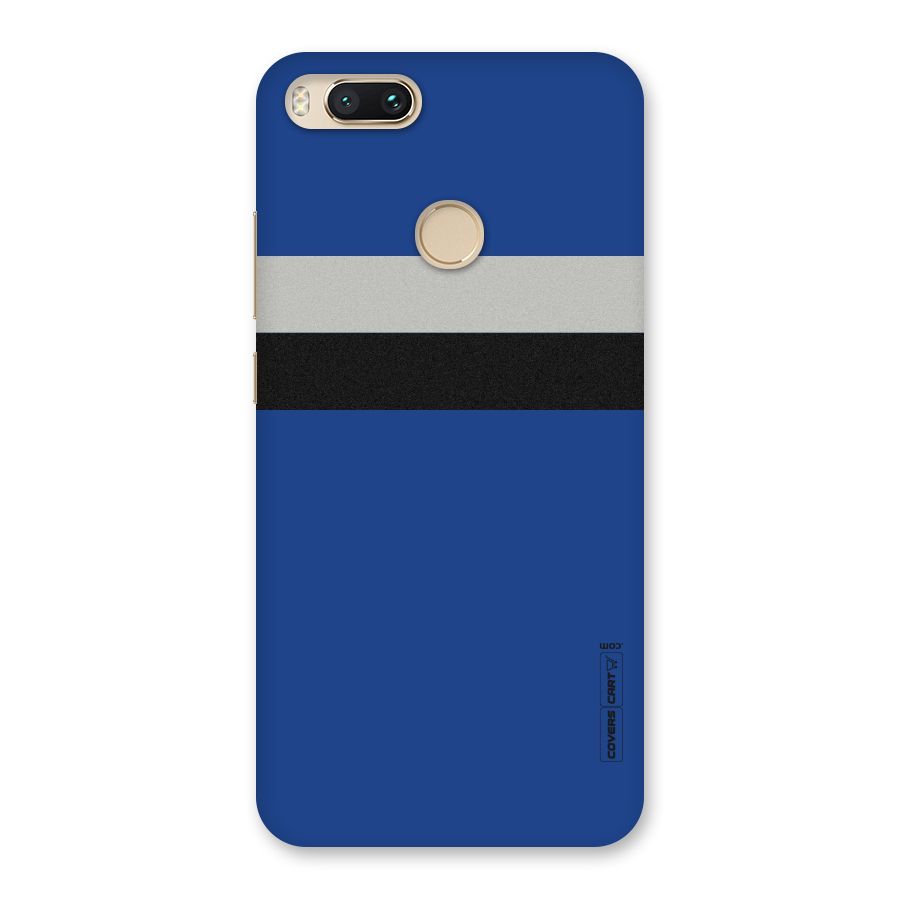 Grey Black Strips Back Case for Mi A1