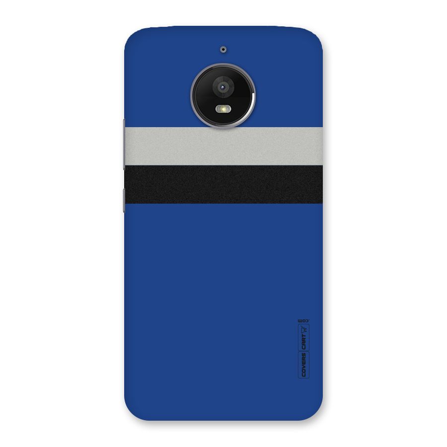 Grey Black Strips Back Case for Moto E4 Plus