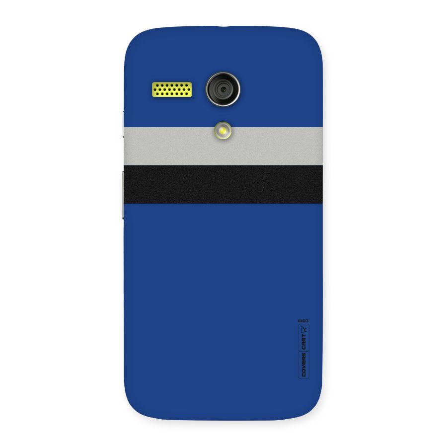 Grey Black Strips Back Case for Moto G