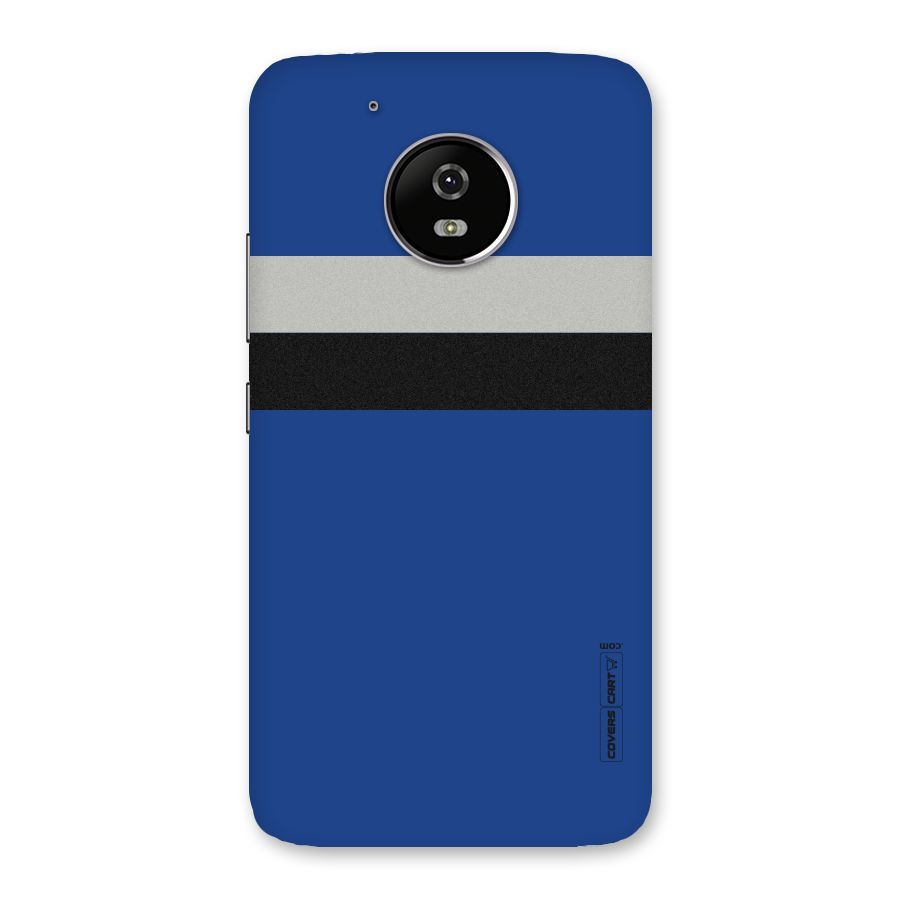 Grey Black Strips Back Case for Moto G5