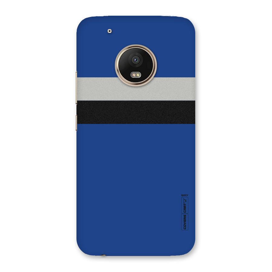 Grey Black Strips Back Case for Moto G5 Plus