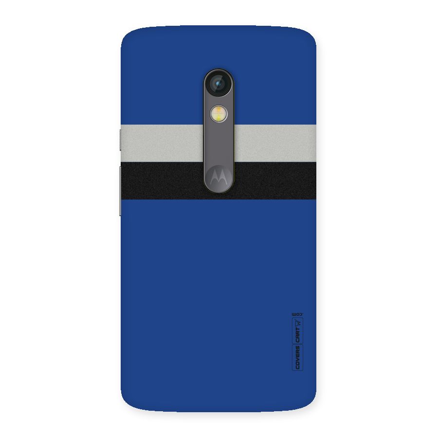 Grey Black Strips Back Case for Moto X Play