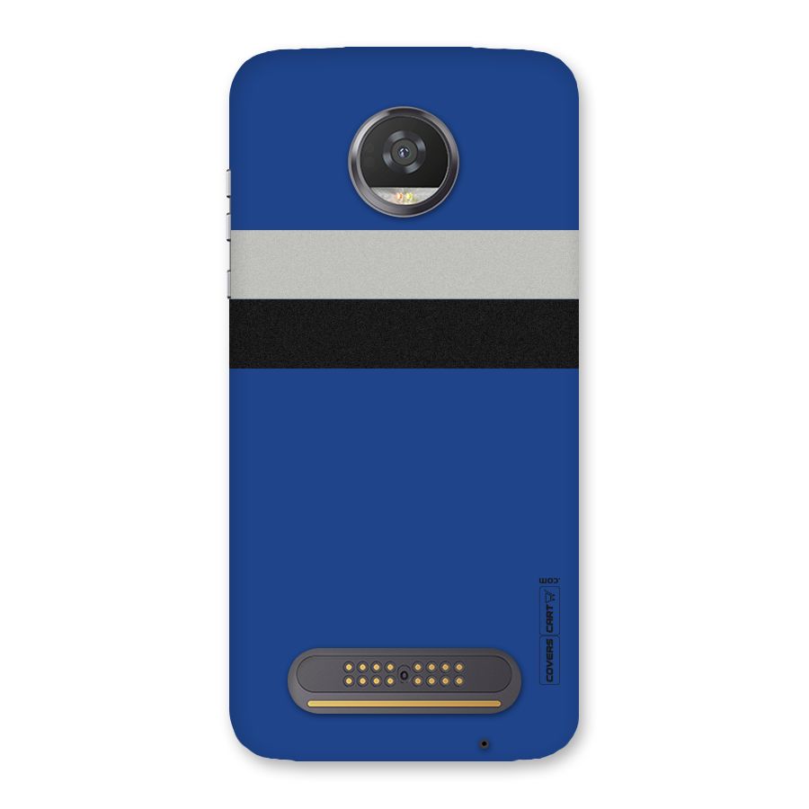 Grey Black Strips Back Case for Moto Z2 Play