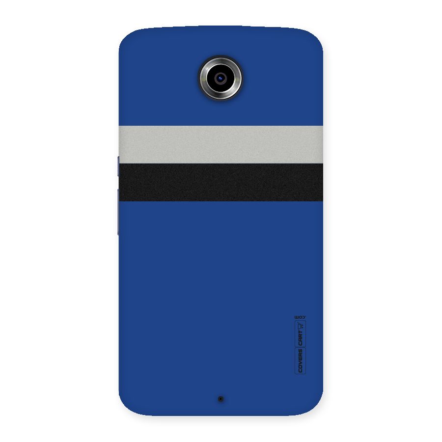 Grey Black Strips Back Case for Nexsus 6
