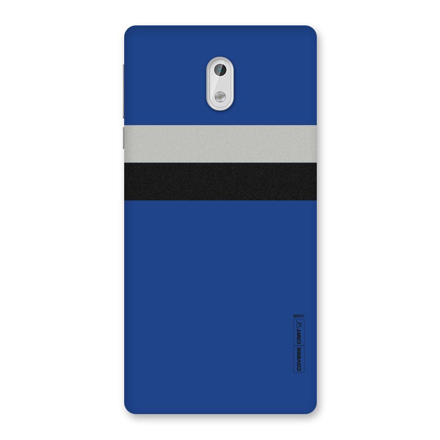Grey Black Strips Back Case for Nokia 3