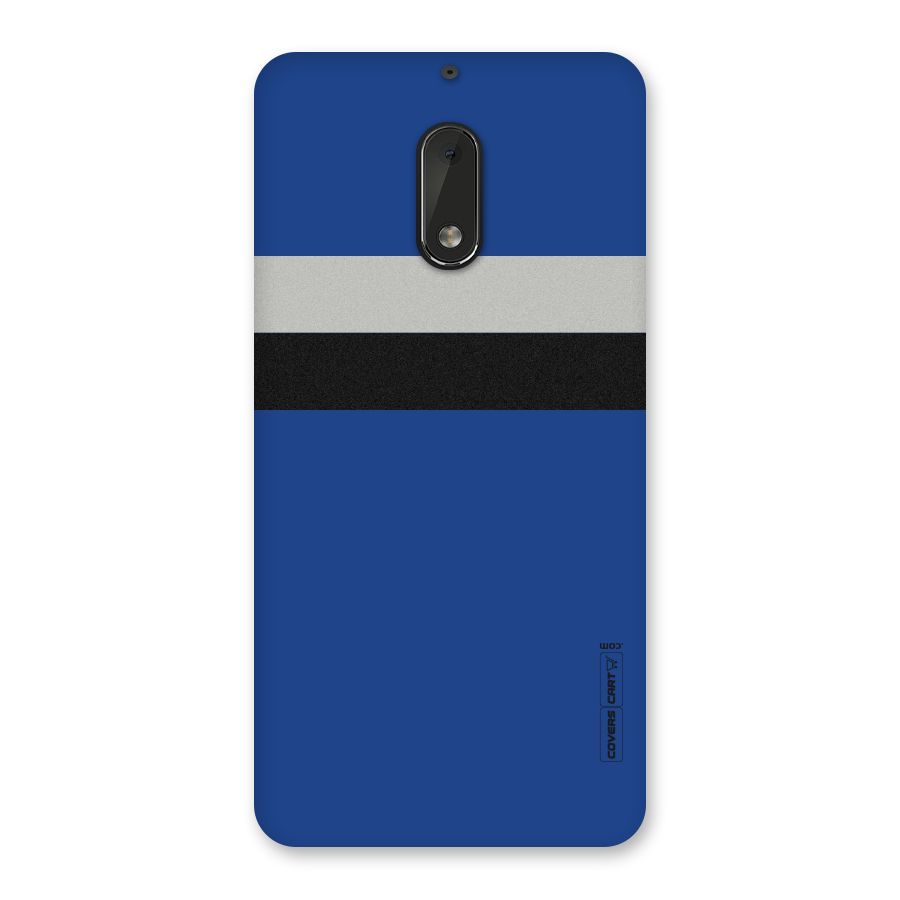 Grey Black Strips Back Case for Nokia 6