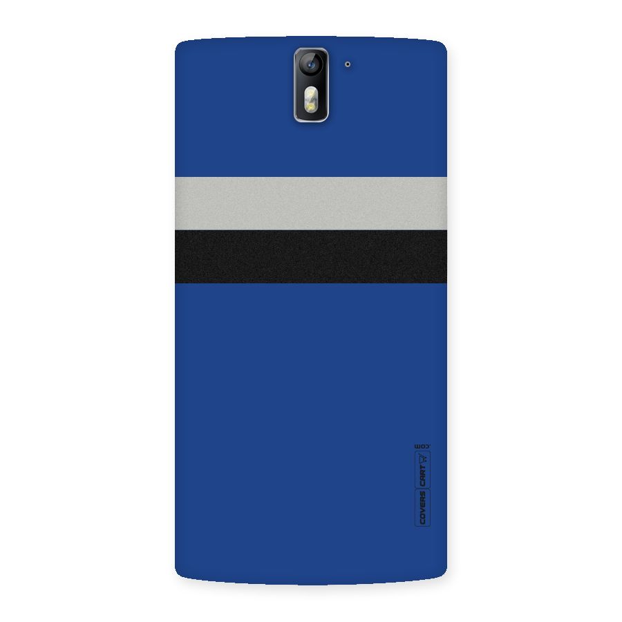 Grey Black Strips Back Case for One Plus One