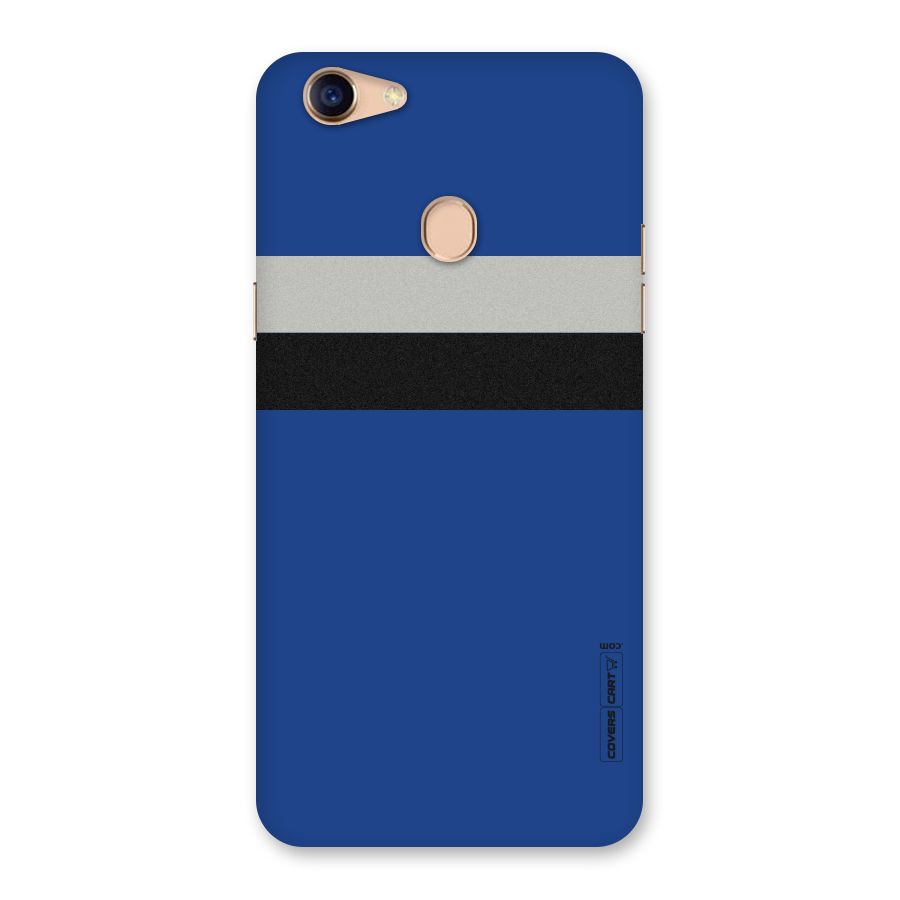Grey Black Strips Back Case for Oppo F5