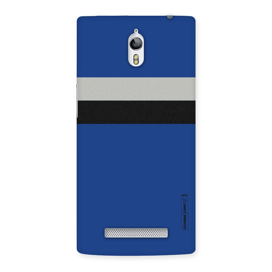 Grey Black Strips Back Case for Oppo Find 7