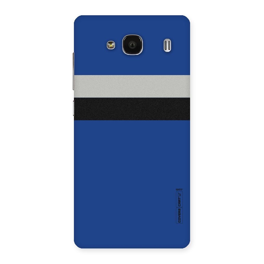Grey Black Strips Back Case for Redmi 2 Prime