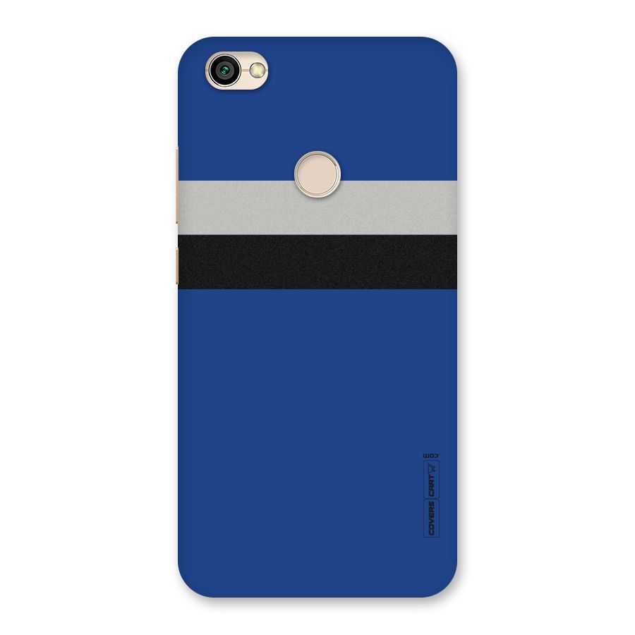 Grey Black Strips Back Case for Redmi Y1 2017