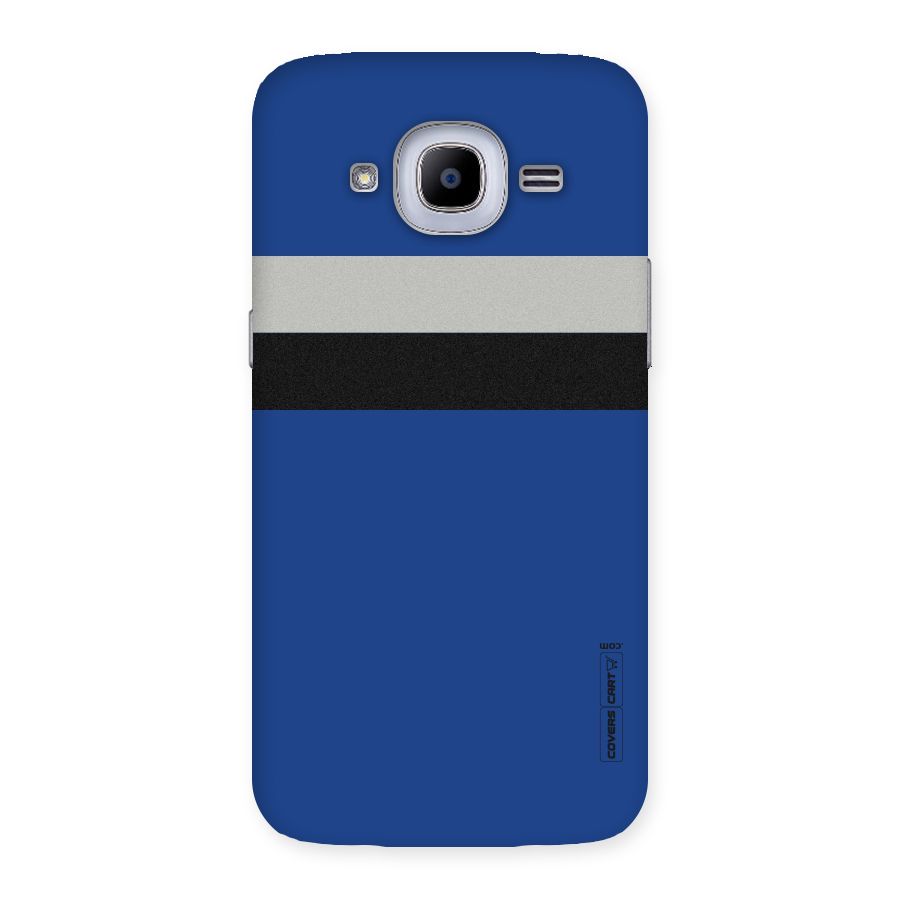 Grey Black Strips Back Case for Samsung Galaxy J2 2016