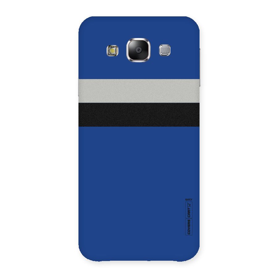 Grey Black Strips Back Case for Samsung Galaxy E5
