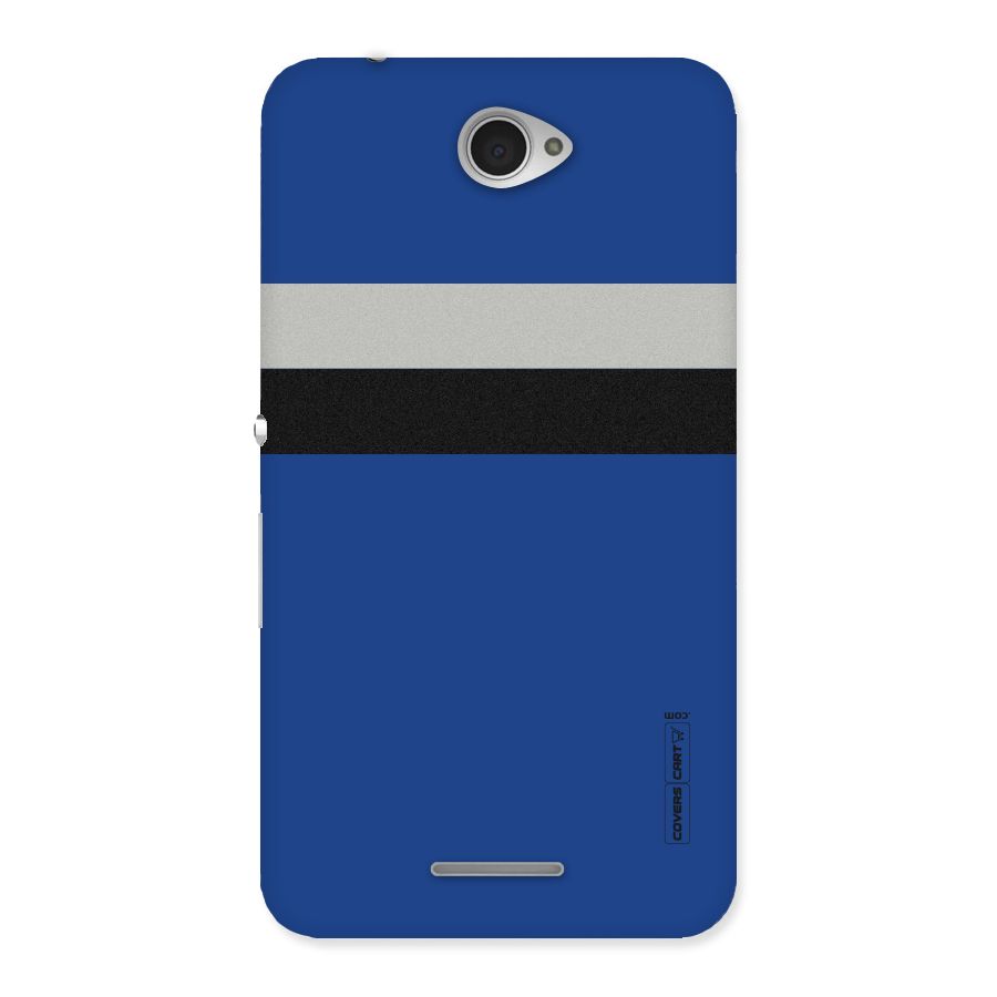 Grey Black Strips Back Case for Sony Xperia E4