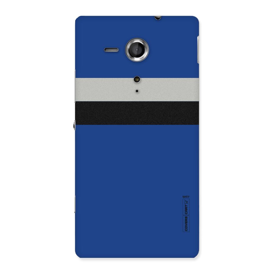 Grey Black Strips Back Case for Sony Xperia SP