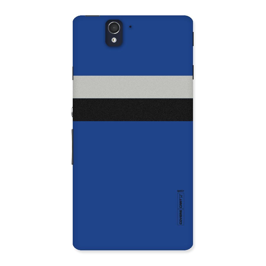 Grey Black Strips Back Case for Sony Xperia Z