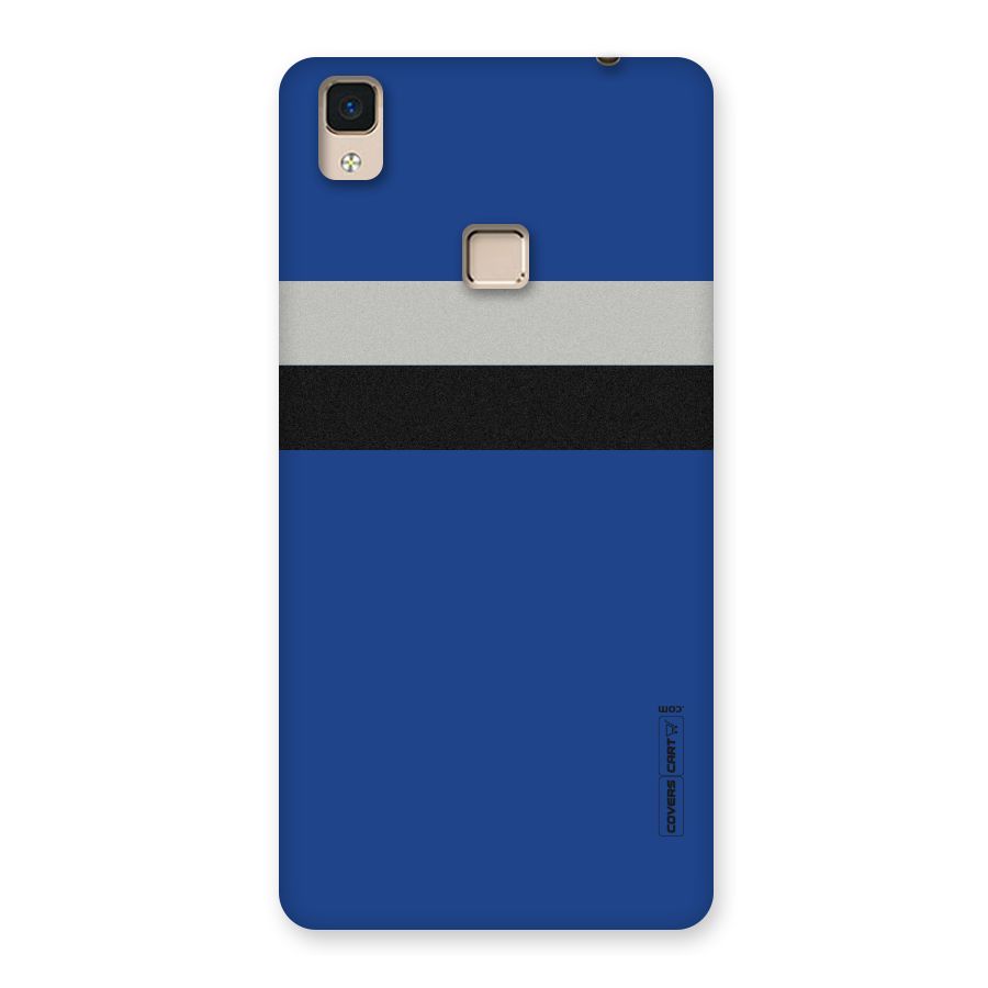 Grey Black Strips Back Case for V3 Max