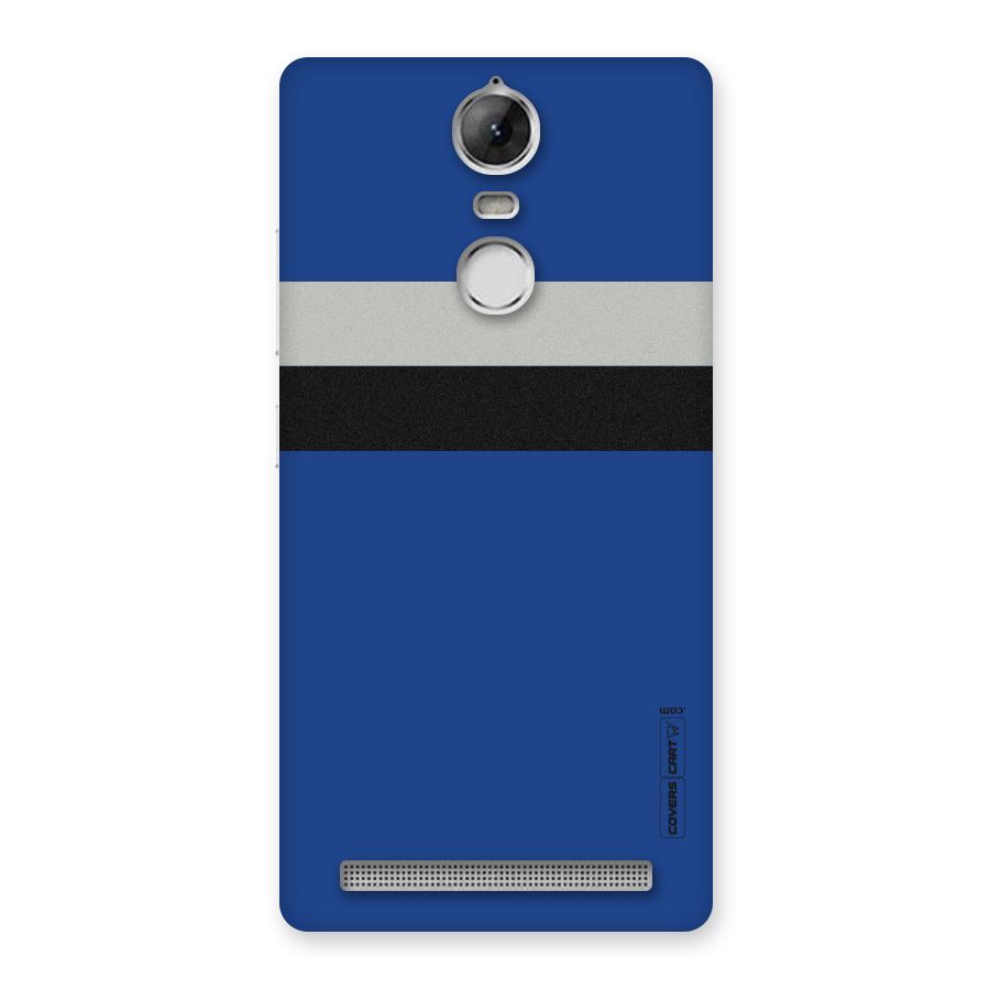 Grey Black Strips Back Case for Vibe K5 Note