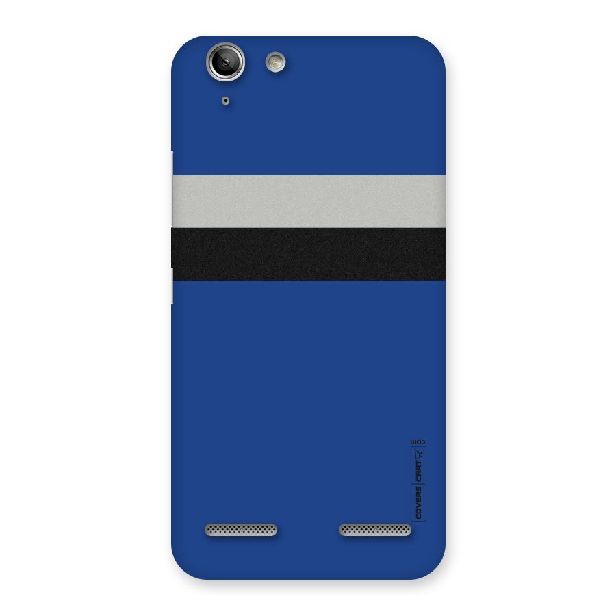 Grey Black Strips Back Case for Vibe K5 Plus