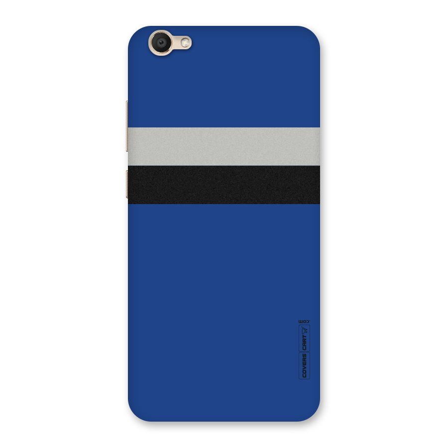 Grey Black Strips Back Case for Vivo V5