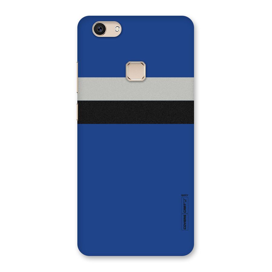 Grey Black Strips Back Case for Vivo V7