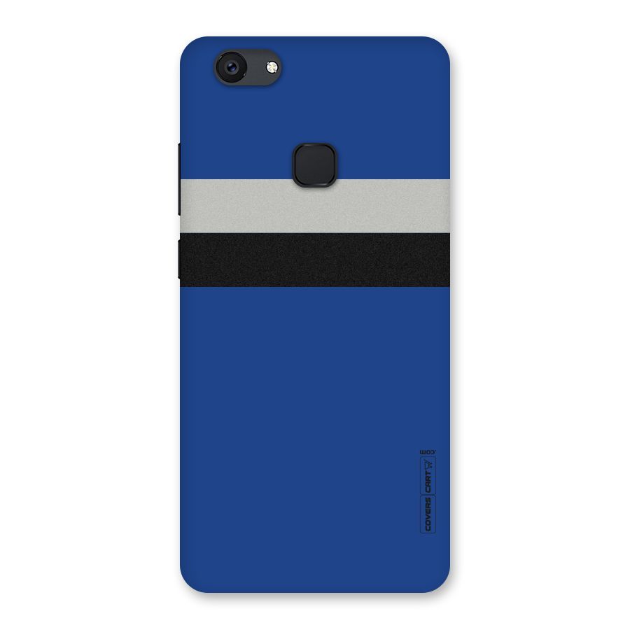 Grey Black Strips Back Case for Vivo V7 Plus