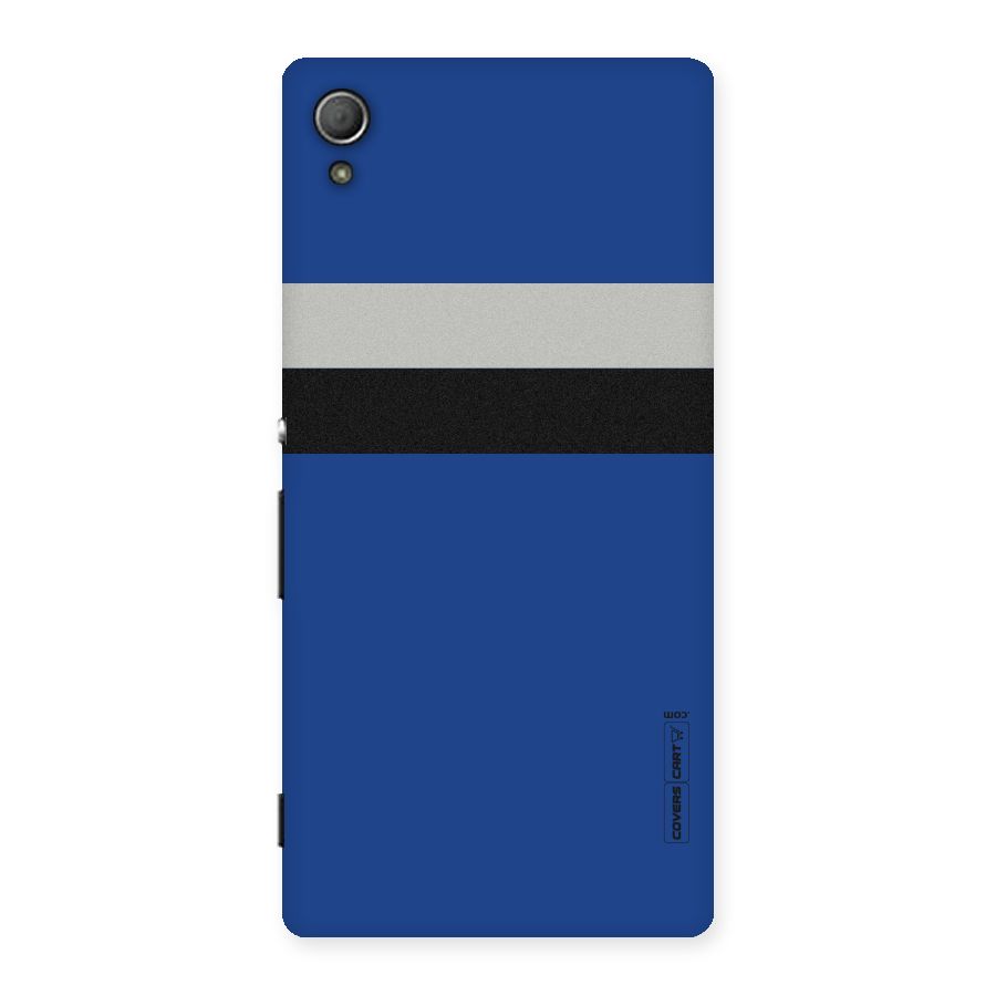 Grey Black Strips Back Case for Xperia Z3 Plus