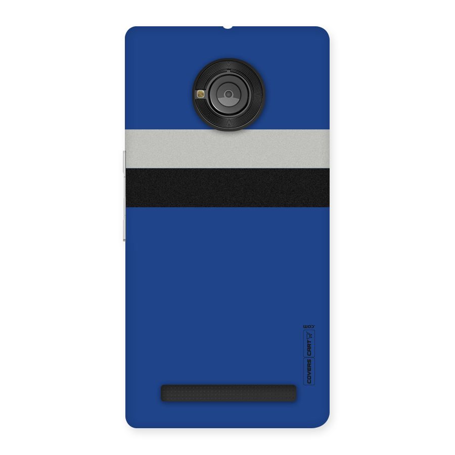 Grey Black Strips Back Case for Yu Yunique
