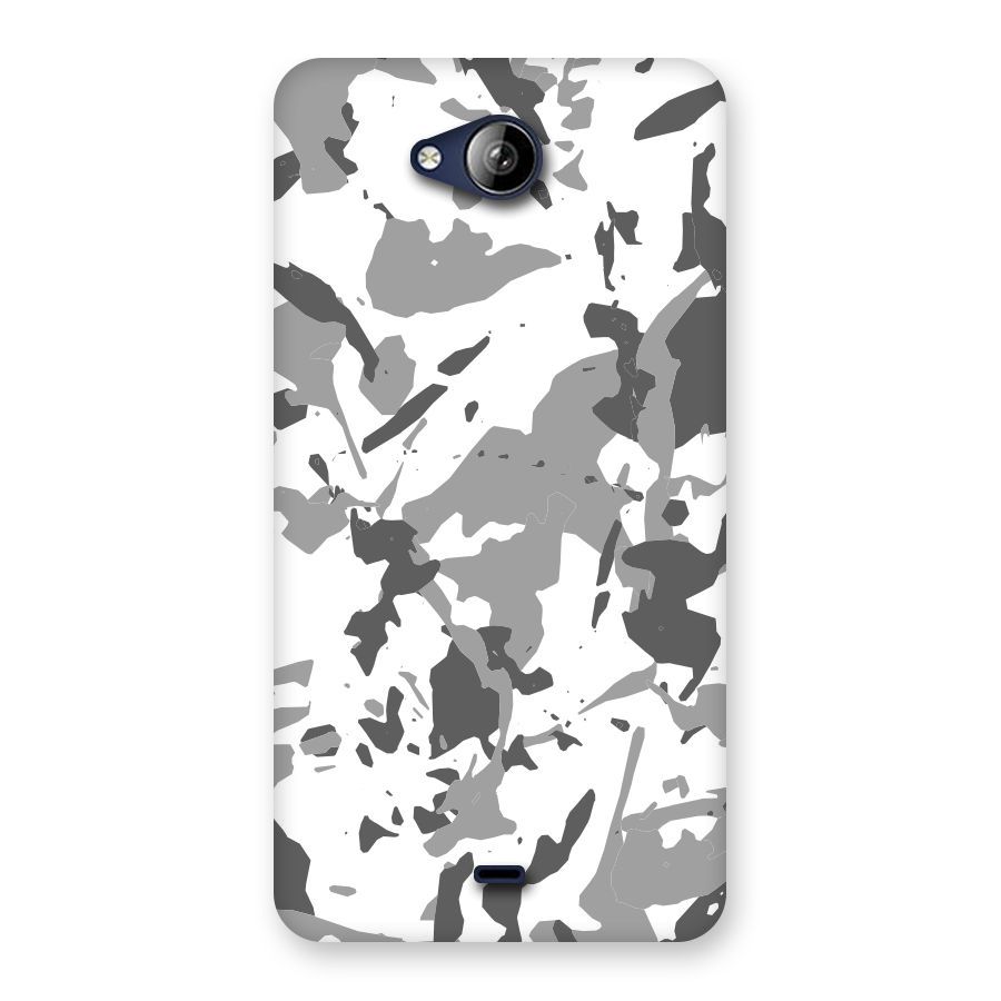 Grey Camouflage Army Back Case for Canvas Play Q355