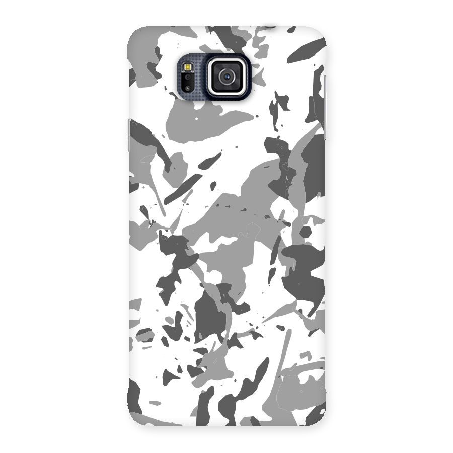 Grey Camouflage Army Back Case for Galaxy Alpha