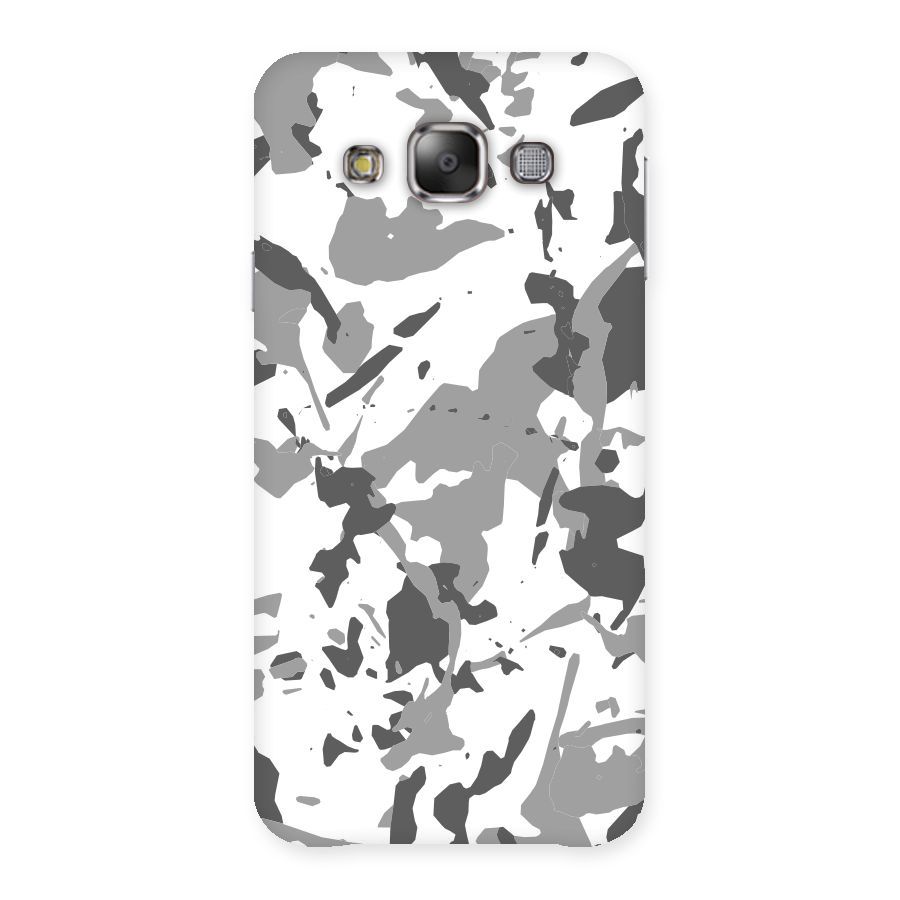 Grey Camouflage Army Back Case for Galaxy E7