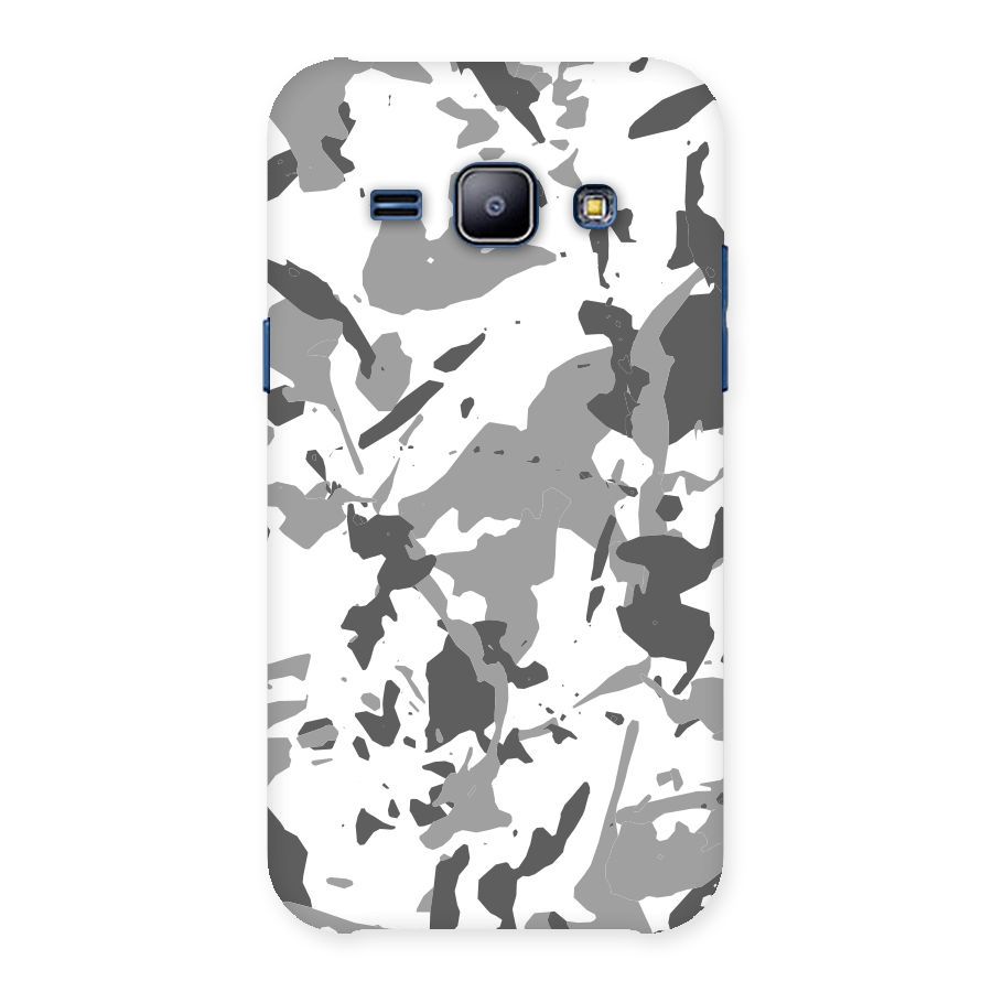 Grey Camouflage Army Back Case for Galaxy J1