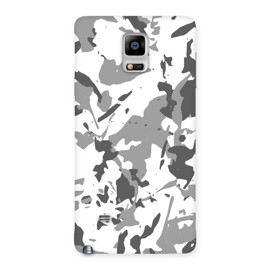 Grey Camouflage Army Back Case for Galaxy Note 4