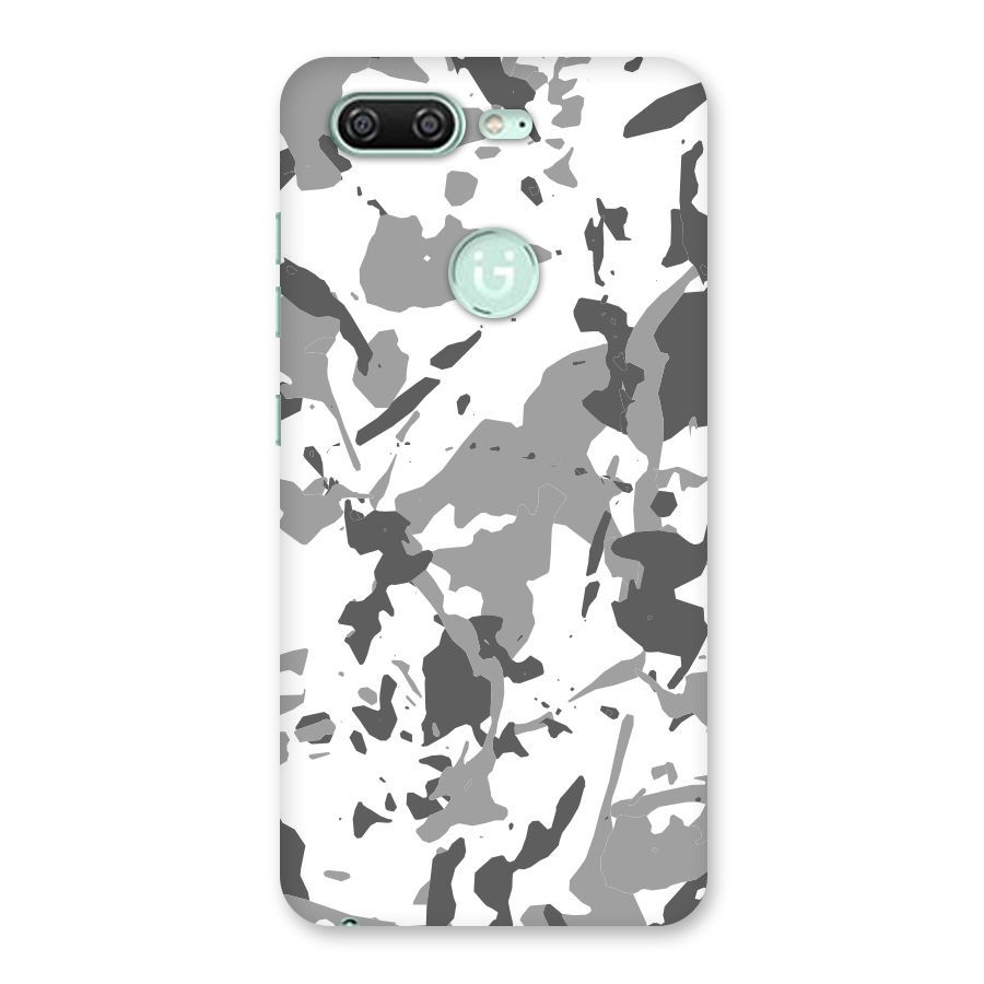Grey Camouflage Army Back Case for Gionee S10