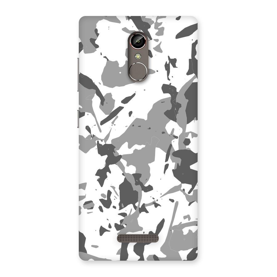 Grey Camouflage Army Back Case for Gionee S6s