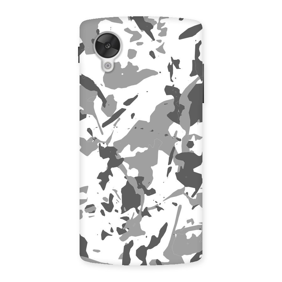 Grey Camouflage Army Back Case for Google Nexsus 5