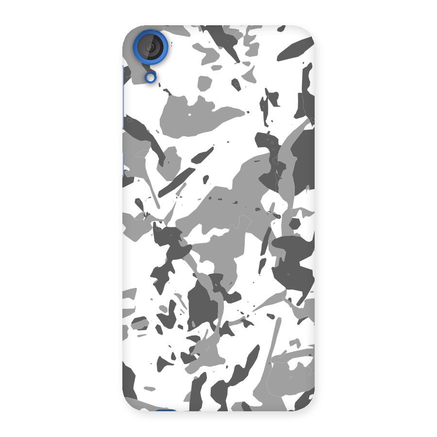 Grey Camouflage Army Back Case for HTC Desire 820s